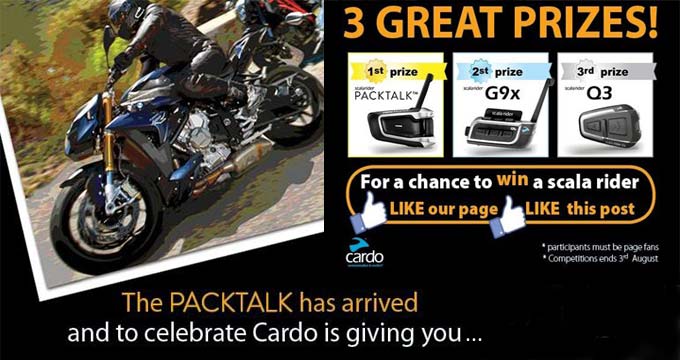 Cardo lancia un Contest su Facebook: Partecipa e vinci il tuo Scala Rider!