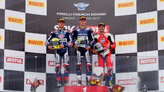 WSS al Magny-Cours: Caricasulo sul podio e Mahias al primo posto della classifica Super Sport