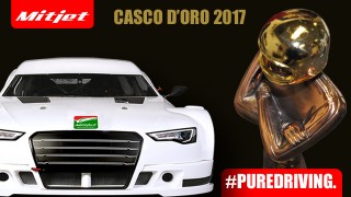 Bruno Zanini riceve il Casco d’Oro di Autosprint per la stagione 2017 di Mitjet Italian Series
