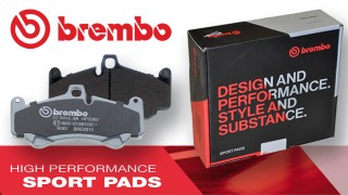 Pastiglie Brembo Sport: Design and Performance. Style and Substance.