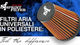 Tecnologia Sprint Filter: scegli il filtro aria in poliestere!