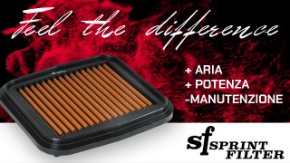 Feel the Difference con i filtri aria Sprint Filter!