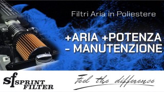 Tecnologia Sprint Filter: più aria = più potenza!