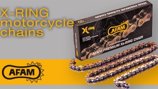 Catene AFAM con anelli XS-Ring: lunga percorrenza e alta scorrevolezza.