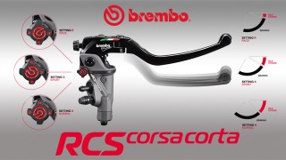 Pompa freno Brembo RCS Corsa Corta: personalizzazioni da MotoGP.