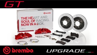 Brembo Upgrade GT: eccellente potenza frenante ed alte prestazioni su strada e su pista.