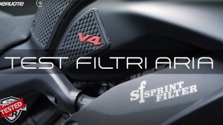 Due Ruote Tested – I filtri Sprint Filter per Ducati Streetfighter V4 S, testati su banco e strada.