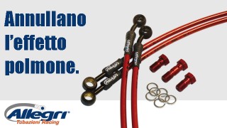 Per i tubi freno della tua moto scegli Allegri: personalizzazione e affidabilità.