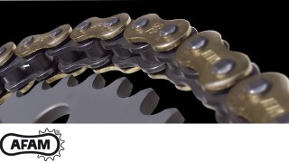 AFAM catene con anelli XS-Ring: lunga percorrenza e alta scorrevolezza.