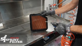 Feel the Difference con Sprint Filter: gli unici filtri aria in poliestere con manutenzione velocissima!
