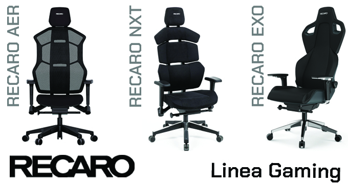 Scopri la linea Gaming RECARO